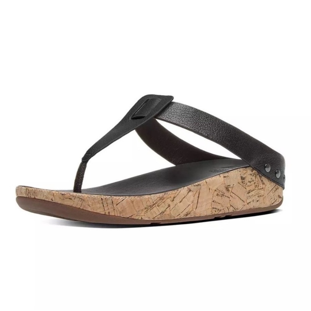 Fitflop Black and Tan Sandals